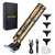 RESUXI Cordless Hair Trimmer for Men, Professional Electric Hair Clippers Barber Trimmer, Mens T-Blade Beard Trimmer Zero Gapped Edgers Gold Knight Close Cutting Haircut Kit