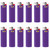 BIC Classic Lighters, Pocket Style, Lighter for Candles, Purple Lighters (Packaging May Vary), 12 Count Pack