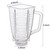 Joyparts Replacement parts 5-Cup Square Plastic Jar With Lid,Compatible with Oster Blenders