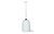 High-Efficiency Toilet Plunger with Storage Caddy, 14-inch T-Handle, 6-inch White Rubber Head