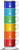Bialetti, 6 Stacking Cups Color, China