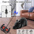Aerbee Remote Control Rat Toy, Electronic RC Mouse Toy Emulation Flocking Rat Toy Interactive Cat Toys Pet Toys Funny Wireless Chasing Prank Joke Scary Trick Rats Animal for Pets Novelty Gift