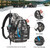 Piscifun Fishing Backpack with Rod Holder, Lightweight Sling Tackle Bag Storge Gear and Equipment, Standard Digital Camouflage