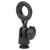 Germerse Microphone Holder, Portable Anti Vibration Mic Stand Adapter, Black Plastic, 22mm/0.9in Threaded Microphones