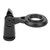Germerse Microphone Holder, Portable Anti Vibration Mic Stand Adapter, Black Plastic, 22mm/0.9in Threaded Microphones