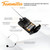 Pyle UHF Wireless Microphone System Kit - Portable Professional Cordless Microphone Set with Headset, Lavalier, Beltpack Transmitter, Receiver - Karaoke & Conference