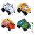 Save Unicorn Tracks Cars only Replacement, Racing Car Track Accessories for Tracks Glow in The Dark, Race Carswith 3 Flashing LED Lights, Compatible with Most Tracks for Kids Boys and Girls(4pack)