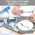 Grounded Outlet Plug, Anti-Static Wrist Strap (Adjustable up to Size XL) and Grounding Cord, Earth Connection | ESD Safe for Computer, PC Building Eelectronics