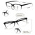 SIGVAN Ladies Reading Glasses Blue Light Blocking Spring Hinge Fashion Pattern Print Eyeglasses for Women (Multicolour 1, 2.75)