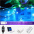 SUVEUS Trampoline Lights, Waterproof LED Lights for 16Ft 15Ft 14Ft 12Ft 10Ft Trampoline, 16 Colors Change with Remote and App Control, Sync up to Music, Super Bright for Kids to Play at Night