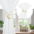 Magnetic Curtain Tiebacks Alloy Moon Curtain Holdbacks Silver/Gold Curtain Tie Backs Curtain Clips Ropes -Set of 2