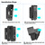 Blink Doorbell Mount, Angle Adjustable Mount Kit (up to 110 Degrees Tilt) for Blink Video Doorbell 1st Gen (NOT for 2nd Gen), Wide Viewing Range Left/Right Adjustable (Black)