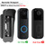 Blink Doorbell Mount, Angle Adjustable Mount Kit (up to 110 Degrees Tilt) for Blink Video Doorbell 1st Gen (NOT for 2nd Gen), Wide Viewing Range Left/Right Adjustable (Black)