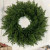 2pack Christmas Berry Pine Wreath, Artificial Norfolk Spruce, Indoor/outdoor Decoration, Perfect for Doors, Walls, Windows, Porches