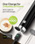 Maestri House Rechargeable Milk Frother with Stand, LunaFro Handheld Electric Foam Maker Waterproof Detachable Stainless Steel Whisk Drink Mixer Foamer for Lattes, Cappuccino