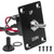 GUETNEU Button Switch Rocker Switch Toggle Switch Self Reset Six Pin Three Position UP/Down Prewired Power Transfer Switch with Mounting Plate,Waterproof Cap.