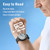 EZON Heart Rate Monitor and Chest Strap, Exercise Heart Rate Monitor, Sports Watch with HRM, Waterproof, Stopwatch, Hourly Chime T007