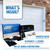 Strong & Glossy Magnetic Garage Door Windows - Fits 1 Car Garage - Looks Like Real Window Panels/Faux Panes - Decorative Hardware Kit - Easy to Align & Will Never Fall (Upgraded Magnets) | 16pcs 4"X6
