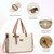 Keyli Laptop Tote Bag Canvas Laptop Bag for Women 15.6 inch Casual Work Shoulder Bags Large Capacity Professional Business Office Computer Briefcase Handbag Purses for Travel, Office, School Brown