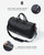 GOODIES LAB Convertible Black Garment Duffel Bag for Travel, Duffle for Men, Garment Bags for Mens Suit and for Women, Carry On Bag for Suits, Airplane Travel and Overnight Bag. Classic Elegance !
