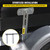 VEVOR Boat Trailer Guide-ons, 48", 2 PCS Rustproof Steel Trailer Guide ons, Trailer Guides with Carpet-Padded Boards, Mounting Parts Included, for Ski Boat, Fishing Boat or Sailboat Trailer