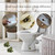 ZUNON Toilet Bolt Caps, Decorative Toilet Bolt Covers, Ceramic Cute Frog Covers Toilet Bolts Bathroom Decor Easy Installation Set of 2 (Green Frog)