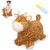 INPANY Bouncy Horse, Giraffe Hopper Toys for 2 Year Old Girl, Toddler Plush Bouncing Animal, Inflatable Jumping Hopping Buddies, Baby Ride on Rubber Bouncer, Outdoor Birthday Gifts for 3 4 Yr Boy