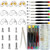 mingbuy Eyeglass Repair Kit Eyeglass Nose Pads Glasses Repair kit with Screws 3 Types of Nose Pads 80+ Screws Included 8 pcs of Precision Screw Sets (17)