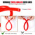 15ft-Hilangsan Beer Gas Line CO2 Tubing for Kegerator, 5/16 Long Red PVC Kegerator Gas Line CO2 Hose for CO2 Regualtor, Draft Beer Dispenser Brewing Hose Kits with Hose Clamps