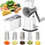 Rotary Cheese Grater Shredder 5-in-1 Tumbling Box Mandoline Vegetable Julienne Slicer Waffle Cutter Nut Chopper with Handle and Strong Suction Base Rotary Cheese Grater Shredder 5-in-1 Tumbling Box Mandoline Vegetable Julienne Slicer Waffle Cutter Nut Chopper with Handle and Strong Suction Base