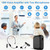 Bluetooth Voice Amplifier with Lapel Mic/Microphone Headset-18W IPX5 Waterproof Small Megaphone Speaker Pa System, Portable Microphone and Speaker for Teachers Tour Guide 800Plus