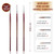 Kolinsky Sable Miniature Paint Brushes - Golden Maple Professional Ultra Fine Point Brush for Miniature, Model Painting & Watercolor Details - Size 3/0 4/0 5/0