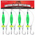 Catfish-Rig-for-Bank-Fishing-Catfishing-Tackle-Floats-with-Rattler-Santee Cooper Rig Equipment(Green-2.5 inch)