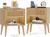 Irontar 17.7'' Wide Rattan Nightstand Set of 2, Bedroom Night Stand with Charging Station & Drawers, Boho Bed Side Table with Solid Legs, Accent End Side Table with Open Shlef, Natural