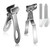 Werlla Nail Clippers for Men Thick Nails, 17mm Straight Wide Opening Extra Large Toe Nail Clippers for Adult & Easy Grip 360 Degree Rotary Toenail Clippers for Elderly Cutting Ingrown Toenails