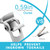 Werlla Nail Clippers for Men Thick Nails, 17mm Straight Wide Opening Extra Large Toe Nail Clippers for Adult & Easy Grip 360 Degree Rotary Toenail Clippers for Elderly Cutting Ingrown Toenails