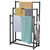 47.6 Inch Tall Free Standing Towel Racks 3 Tier Pool Towel Rack Outdoor Oversized Floor Bath Towel Drying Valet Holder Blanket Quilt Rack Stand for Bathroom Bedroom Beach Hot Tub Gym Pool Area Outside