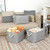 Bidtakay Storage Baskets Gray 3 Pack Shelf Baskets Collapsible Storage Bins for Clothes 15X11X9.5Inch Decorative Baskets with Handles Large Baskets for Organizing Closet Home Storage (Grey) Bidtakay Storage Baskets Gray 3 Pack Shelf Baskets Collapsible Storage Bins for Clothes 15X11X9.5Inch Decorative Baskets with Handles Large Baskets for Organizing Closet Home Storage (Grey)