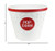 Hutzler Popcorn Bucket, Plastic Bowl, Red Large