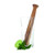 Twine Acacia Wood Mojito Muddler for Cocktails with Jute Storage Pouch, Bar Accessories, Cocktail Muddler, Drink Muddler, Set of 1, Wood Grain