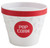 Hutzler Popcorn Bowl, Small, Red