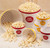 Hutzler Popcorn Bowl, Small, Red