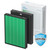 Coway Airmega 400/400S Air Purifier Replacement Filter Set, Max 2 Green True HEPA and Active Carbon Filter, AP-2015-FP