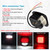 Partsam Pair 38 LED Universal Tail Brake Turn Stop License Back up Reverse Lights Rear Combination for Wrangler YJ TJ CJ Truck Trailer Boat RV,12V Stud Mounted Lamps Waterproof,Pack of 2