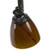 Direct-Lighting 3 Lights Adjustable Track Lighting Kit - Dark Bronze Finish - Amber Glass Track Heads - GU10 Bulbs Included. D268-23C-DB-AMS