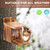 MIXXIDEA Wooden Squirrel Feeder Box, Sturdy Squirrel Feeding House with Thickness 1.5CM Wood, No Assembly Required, for Backyard Outside Garden (1 PCS) MIXXIDEA Wooden Squirrel Feeder Box, Sturdy Squirrel Feeding House with Thickness 1.5CM Wood, No Assembly Required, for Backyard Outside Garden (1 PCS)