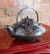 Plow & Hearth Pinecone Wood Stove Steamer Kettle | Cast Iron Fireplace Humidifier | Matte Black | Rust Resistant | Decorative Functional Alternative to Electric Humidifiers | 2.5 QT Capacity