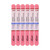 Kiss File All Purpose & Smoother 180 Medium / 600 Extra Fine F100N - Pack of 6 Files & Smooths Natural and Artificial Nails