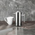 Highwin Small Stainless Steel French Press, 12oz Dual-Filter Coffee Plunger Pot Brewer and Maker for Individual Serving, Silver
