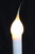 Creative Hobbies® Country Style Incandescent Silicone Dipped Candle Light Bulbs (Pkg of 10 Bulbs) ~ 5 Watt Pearlized Silicone, Gold Glow